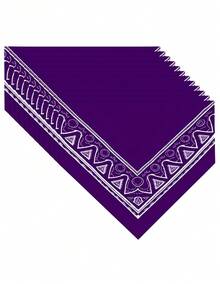 Don Calcetin 12 Paliacates Pañuelo Pashmina Bufanda Algodón Alta Calidad - Morado - Ver 2
