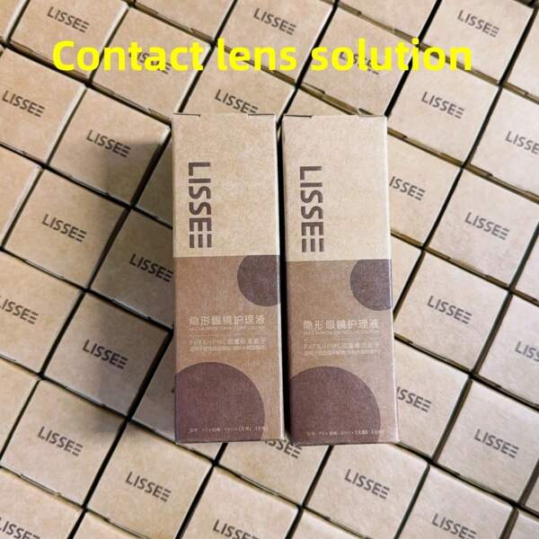 1 botella grande de solución especial de cuidado y limpieza de pupilas para lentes de contacto, humectante para la salud ocular, limpieza cómoda y segura de lentes de contacto 60ml