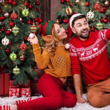 12 Pcs Christmas Ball Ornaments Glittering Plastic Hanging Decorations Elf Balls Swirl Candy Cane Peppermint Red And Green Christmas Tree Pendants For Xmas Tree Decoration