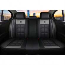 1pc Universal Car Seat Covers PU Leather Seat Covers Cushion Car Seat Protector Mat For Sedan SUV Car Accessories (Only 1 Front Seat Cover)