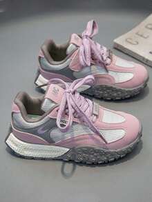 1 Pair Children's Casual Outdoor Sports Shoes, Lightweight & Comfortable, Soft Shock-Absorbing Non-Slip Soles, Kids Running Shoes Suitable For Daily Wear, Running, Hiking, Walking And Other Outdoor Activities, All Season