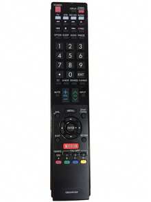Control remoto de reemplazo para TV, infrarrojo, color negro, botones suaves y duraderos, modelo GB004WJSA, diseño moderno, fácil programación y uso, compatible con diversas marcas, accesorio esencial en hogar y oficina, resistente y ergonómico - Negro - Ver 3