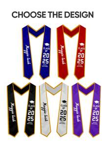 1pc Custom Graduation - Personalize Your Graduation Day! | Single Graduate, Entire Outfit, Name Or Background On | Teacher Appreciation, Graduation Decorations, Customized Text And Photo , High School & College Grad Academic Dress | Graduation Gift & Celebration Essential | Perfect Gift For Classmates, Friends, Family, And Graduates
