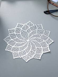 2/4/6入組PVC杯墊，創意圖案風格飲品杯墊，保護桌面，適用於各種杯子、木桌，婚禮、露營、節日、派對的炫酷家居裝飾