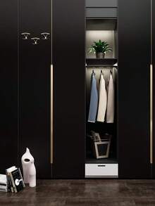 Matte Black Peel And Stick Wallpaper, Waterproof And Washable, For Decorating Living Room, Kitchen, Bedroom, Dorm, Furniture And Cabinet Renewal - Black - View 2