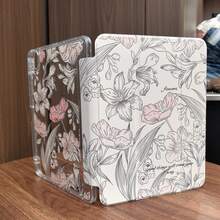 平板电脑保护套，兼容 iPad/Redmi Pad SE/小米平板，带笔槽，防摔，超薄/智能支架/自动唤醒/睡眠功能，兼容 Apple iPad Mini 7/6，适用于 iPad 第 5 代和第 6 代