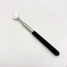 1/2Pcs Telescopic Teachers Pointer, Extendable Hand Pointer Finger Pointer Stick, Mini Retractable Classroom Pointer For Elementary School Kindergarten Teacher, Classroom Supplies (Black)