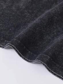 230g Double-Sided Washing, Beer Denim Printed Vest, High-Quality Batik Cotton Vintage Fashion Brand T-Shirt, Men's Vest, Beach, Summer Explosions, Holiday Gifts, Men's Wear, Gifts For Friends. - 黑色 - 查看 6