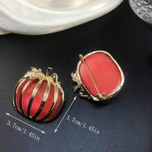 1 szt. Modna broszka z dynią na Halloween dla kobiet, elegancka, świąteczna dekoracja na imprezę, broszka, biżuteria, akcesoria kostiumowe, zawieszki do torebek, akcesoria biurowe