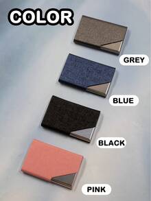 Porta Tarjetas de Visita Personalizado con Nombre, Estuche Porta Tarjetas de Visita Personalizado, Organizador de Tarjetas de Visita Personalizado, Porta Tarjetas de Visita de Cuero Personalizable, Regalos de Cumpleaños, Regalos del Día de San Valentín, Unisex, Moda, Portátil, Padre, Jefe, Colega, Madre, Amigo - Estilo A - Ver 3