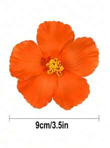 1/3 件芙蓉花夏威夷派对夏季派对 DIY 装饰人造花草裙舞头饰花 - 彩色 - 查看 5