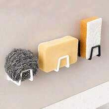 1 Giá đỡ đa năng chắc chắn, Giá để bồn rửa nhà bếp - Keo dán, Không cần khoan Giá để miếng bọt biển và giá thoát nước | Móc treo khăn và phụ kiện gắn tường - Nhiều màu - Xem 6