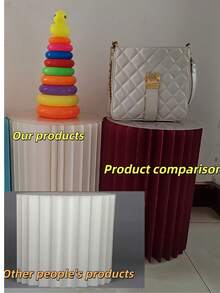 3 Stücke verstärkte zylindrische Säulen, langanhaltend, kostengünstig, geeignet für Hochzeitsdekoration, DIY-Nähen, Partyzubehör, Vorhänge, Hintergründe usw. Jede Säule kann bis zu 40 kg tragen