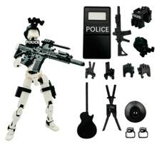 13 piezas de figuras de juguete articuladas impresas en 3D, conjunto de uniformes versátiles, modelo de ensamblaje de muñeca de alivio del estrés - Multicolor - Ver 18