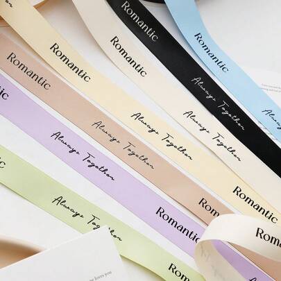 Nơ ruy băng satin tùy chỉnh có chữ, ruy băng quà tặng rộng 25mm, ruy băng hoa hồng nhiều màu sắc dùng trang trí bánh sinh nhật, quà tặng đám cưới, quà tốt nghiệp, ruy băng bóng bay, phong cách mùa thu sang trọng, thời trang, cá tính, giản dị, tối giản, cá nhân hóa, tùy chỉnh, độc đáo, trang phục nam, tủ quần áo cơ bản, phong cách đường phố/cơ bản dành cho nam, quà tặng lý tưởng cho người yêu, bạn trai, gia đình, bạn bè, sinh nhật, kỳ nghỉ, trường học/cuộc thi, thể thao/leo núi, trang trí ngoài trời, lựa chọn theo mùa, tình yêu vĩnh cửu