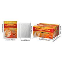50/40/30/20/10PCs Hand Warmer Self-Heating Portable Fast Heating Waist And Abdomen Warmer Self-Heating Patch,Warm Abdomen Warming Patch,Suitable For Adults, Especially Women, Outdoor Mountaineering, Hiking, Skiing Enthusiasts, And People With Specific Health Needs(One Sachet Contains Two Tablets) - Orange - View 11