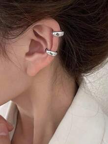 2 件套时尚简约耳夹，适合女士日常装饰 - 蝴蝶型 - 查看 7