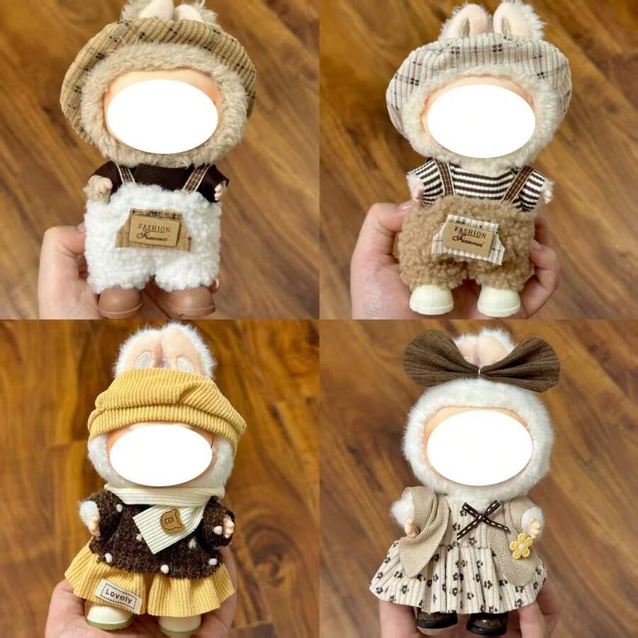 Conjunto de ropa versátil de moda de 17 cm, apto para muñecas y figuras de 1ra, 2da y 3ra generación (muñeca y zapatos no incluidos) - Multicolor - Ver 1