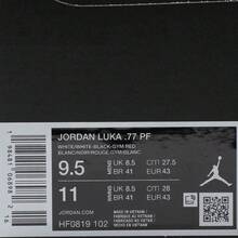 Nike 男款 Jordan Luka .77 PF 篮球鞋，低帮 HF0819-102 - 黑色 - 查看 6