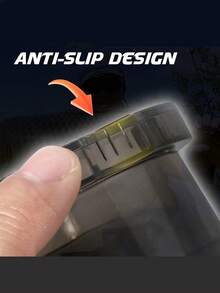 SOUGAYILANG 1 pieza Caja portátil de molienda de cebo de PVC para pesca de agua dulce europea, molinillo de cebo transparente, accesorio de pesca