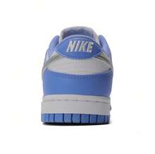 Nike Dunk Low 藍白色男女經典復古低筒板鞋 - 藍白色 - 查看 11
