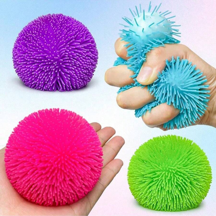 1/4 piezas Bolas sensoriales de colores para apretar, juguetes antiestrés, juguetes sensoriales y juguetes de apretón para bolsas de regalos, recuerdos de fiesta, juguetes para apretar, juguetes sensoriales, recuerdos de fiesta, regalos de cumpleaños