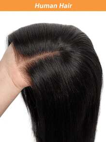 Straight 5x5 Glueless Lace Wigs Human Hair Wig Pre Plucked Transparent Lace Wig For Women 150% Density Virgin Hair
