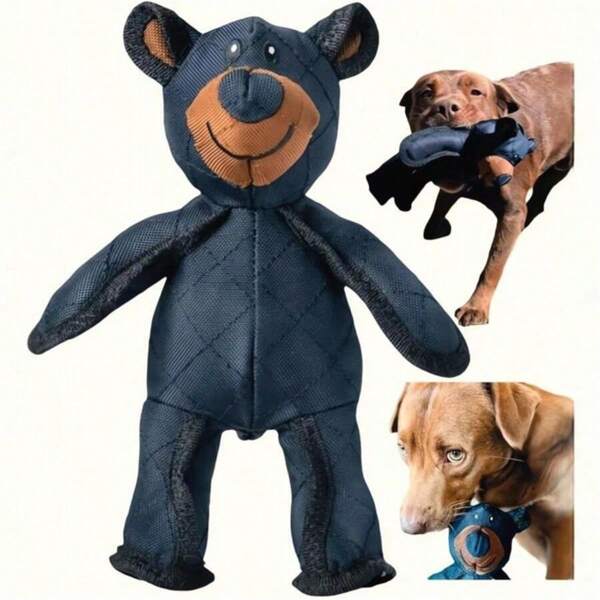 1/2pcs Unbreaka Bear Dog Unbreakable Teddy Extreme Bear 2.0 Dog Toys Aggressive Chewers Indestructible Stuffed Plush Dog Squeaky Toy Keep Them Busy Tough Heavy Duty Chewer Dog Toy Large Breed (1PC)