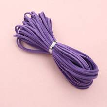 10m 2.5mm 扁平仿麂皮編織繩，韓式天鵝絨皮革繩，DIY項鍊珠寶製作材料 - rope cords - 查看 6