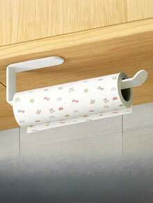 Soporte autoadhesivo de uso múltiple para toallas y rollos de papel - Característica de instalación sin taladrar para accesorios de baño y cocina, perfecto como anillo de toalla montado en la pared y portarrollos de papel en escenas de organización del hogar
