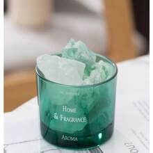 حجر بلوري معطر، حجر موزع العطر، ديكور عطري، عطر بدون لهب، عطر للحمام