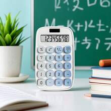 1 件时尚办公风格计算器，便携可爱小尺寸，多功能，适合学生和会计 - 彩色 - 查看 9