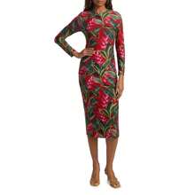 FARM Rio Dream Garden Jersey Midi-Dress |  | Women Outdoor Dress