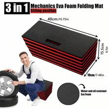 EVA Support Mat 3-In-1 – High-Density Foam Pad For Kneeling, Sitting & Lying – Shock-Resistant, Lightweight & Foldable – Perfect For Gardening, Yoga, Crafts & Therapy – Relieves Knees, Back & Joints - As Shown - View 11