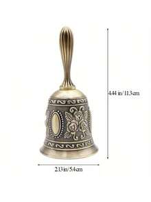 迷你手摇复古黄铜魔铃 - 防魔护身符、钥匙扣吊坠，非常适合家居装饰和节日礼物 吊坠饰物 饰物吊坠 - 彩色 - 查看 11