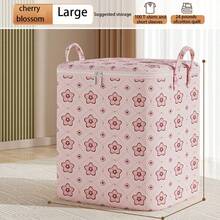 Large Capacity Storage Box, Household Clothing Storage Bag, Moving Packing Bag, Blanket Storage Bag, Student Dormitory Clothing Blanket Bag Luggage Storage Box - Multicolor - View 7