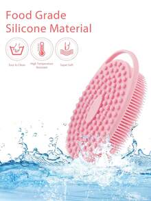 1 Miếng Chà Tắm Silicone, Bàn Chải Tắm Silicone Hai Mặt, Miếng Chà Tắm Tẩy Tế Bào Tử Toàn Thân, Xơ Ngưng Silicone Mềm Mịn, Phù Hợp Cho Da Nhạy Cảm và Mọi Loại Da, Sạch Sẽ và Vệ Sinh, Dễ Làm Sạch, Tạo Bọt Tốt, Bền Lâu, Thích Hợp Cho Phòng Tắm, Bồn Tắm, Nhà Vệ Sinh, Phù Hợp Cho Nam và Nữ - Nhiều màu - Xem 3
