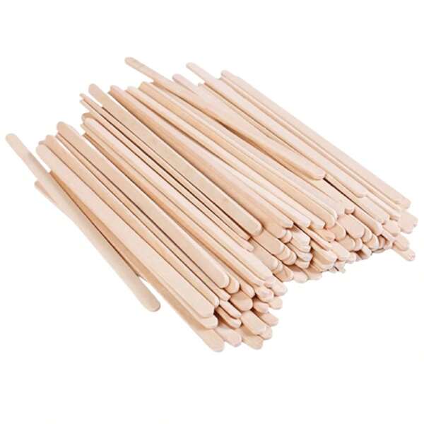 5.5 Inch Wooden Coffee Stirrers, Disposable Honey Mixer Sticks, Bamboo Wood Coffee Stirrer