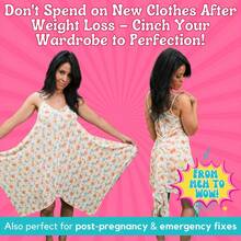 3pcs Elegant Cinch It Dress Clips For Back & Waist - Invisible, No-Show Design For Perfect Fit On Dresses, Skirts, Blouses & Shawls Dresses For Women Plus Size Plus Size Dresses For Women - 3件套 - 查看 7