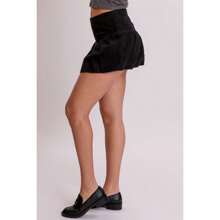 Women's Balloon Hem Mini Skirt - Q 蔚藍 - 查看 11