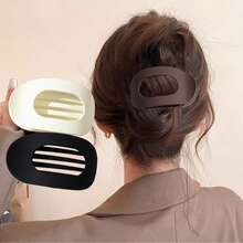 1个/3个装女士豹纹扁平发夹，舒适弧形设计，适合中等厚度发质，休闲场合，例如驾驶、瑜伽、香蕉发夹、女士、美发工具、卷发、旅行、美发工具、女士配饰、发饰、秋季、旅行、女士、美发工具、发饰、饰品、礼物、旅行、礼物发饰、女士、礼物、礼物、礼物、发饰、女士配饰、圣诞礼物、成人礼发饰、美容礼品创意、女士礼物、优雅爪夹 - 彩色 - 查看 15