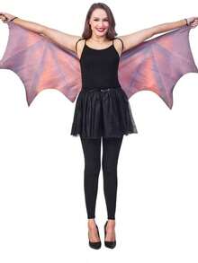 1pc Seasons Halloween Dragon Cape Wings For Women 3 Colors To Choose From Green Purple Red,Party - Multicolor - View 10