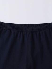 Annil Children's Clothing For Boys, Boys, Middle-Aged And Young Children, Autumn Shirt And Pants Set, Autumn Bear Printed Home Warm Clothes - Blue and White - View 8