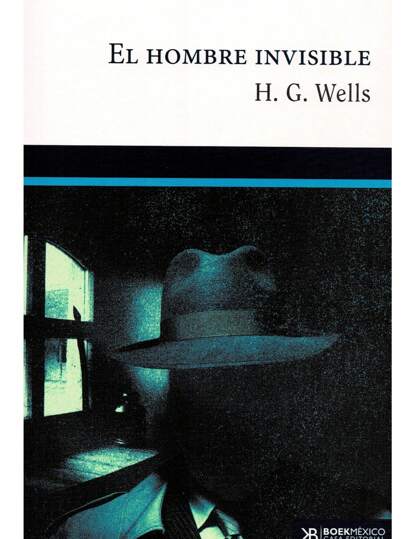"El Hombre Invisible" – Libro; Páginas: 166 – Medidas: 21 cm x 14 cm – Literatura Universal,   El personaje central se llama Griffin, un científico que teoriza que si se cambia el índice refractivo de una persona para coincidir exactamente con el del aire y su cuerpo no se absorbe ni refleja a la luz, entonces será invisible. Griffin, después de varios ensayos previos con dos objetos -un trapo y una almohada- y un animal -una gata-, lleva a cabo este proceso de invisibilidad consigo mismo, logrando vislumbrar primeramente un cumulo de ventajas, pero luego, al toparse a cada instante con obstáculos que le impedían la satisfacción de sus más clásicos instintos, como la provisión de alimentos, por ejemplo, intenta dar marcha atrxperimentos sin conseguirlo, hecho que lo desequilibra emocional ...