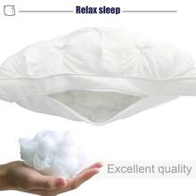 2PCS Luxury Neck Support Pillow - Five-Star Hotel Quality Pillow, High-Density Non-Collapse Core, 74x48cm, For All Seasons - White - View 6