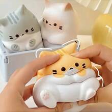 Cat Toy Set, Soft Kitten Stress Relief Toys, Cat Toys, Soft Silicone Cute Cats, Top Stress Relief Toys, Unique Gifts For All Ages, Animal Shaped Modeling Clay Squeeze Toys, Party Favors, Birthday Party Gifts, Piñata Filler, Stocking Stuffers, Ideal Gifts For Christmas/New Year/Valentine's Day/Halloween/Eid/Easter, Desktop Decor - Multicolor - View 4
