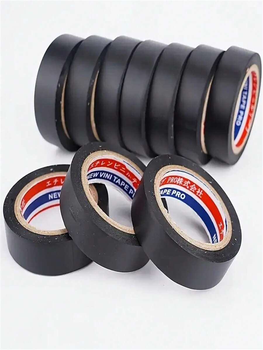 1 卷 PVC 电气绝缘胶带 - 强力粘合、耐热、耐候、防水，适用于接线、球拍握把和家用