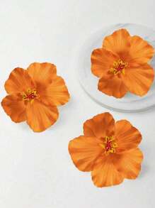 1/3 件芙蓉花夏威夷派对夏季派对 DIY 装饰人造花草裙舞头饰花 - 彩色 - 查看 15