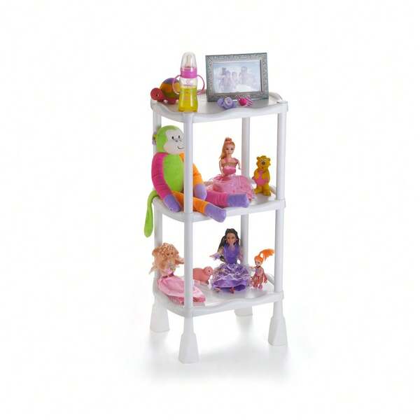 Prateleira Cantoneira Organizadora Triangular ou Retangular 3 Andares