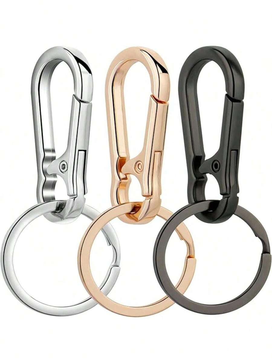 1 件金属钥匙扣钥匙圈钥匙链夹收纳盒，适用于家庭、汽车钥匙、钥匙查找器，适用于男女汽车配件可爱哥特 Y2k 万圣节配件教师节圣诞节礼物创意包袋配件挂绳带身份证夹汽车配件包饰